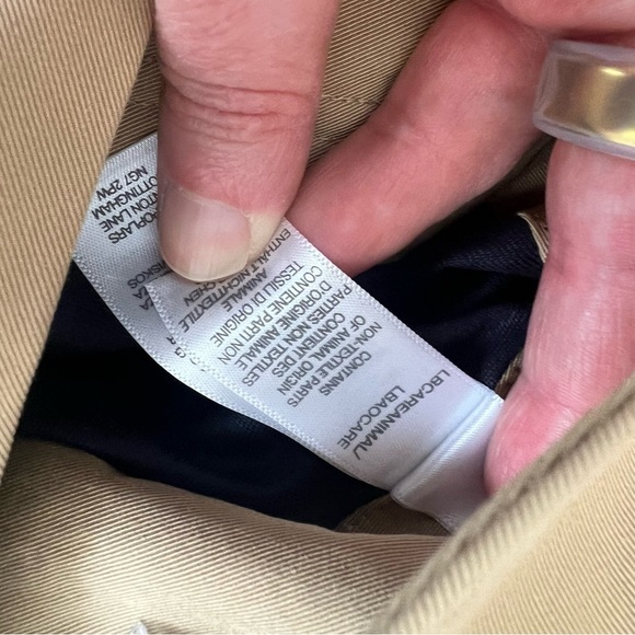 Paul Smith Mens Regular Fit Beige Trench Coat Size M - Picture 4 of 10